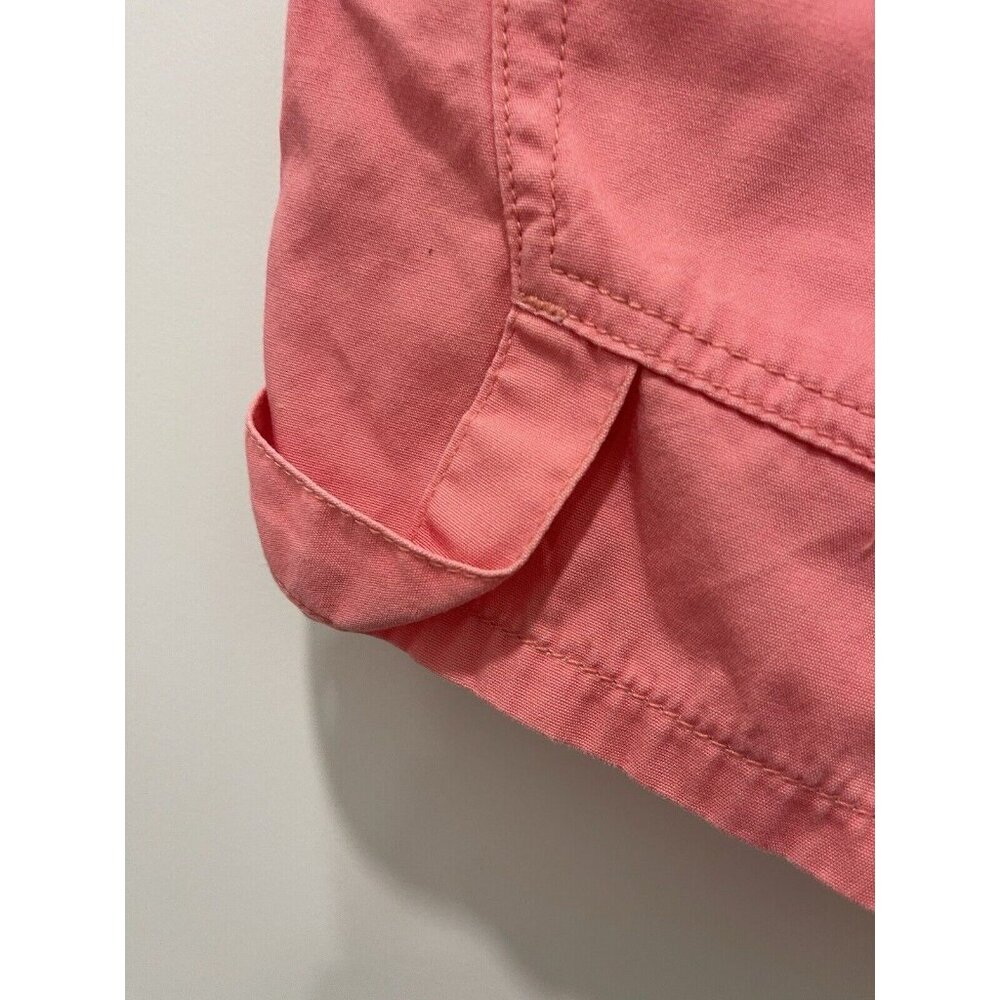 Vintage TOMMY HILFIGER Y2K Hip Short Denim Jean Shorts Pink Low Rise Size 11 - Picture 5 of 8